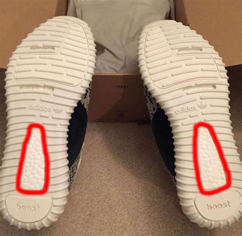 fake yeezy shoe|bottom of real yeezys.